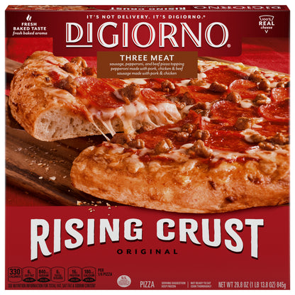 DiGiorno Rising Crust Original Three Meat Pizza 29.8 oz