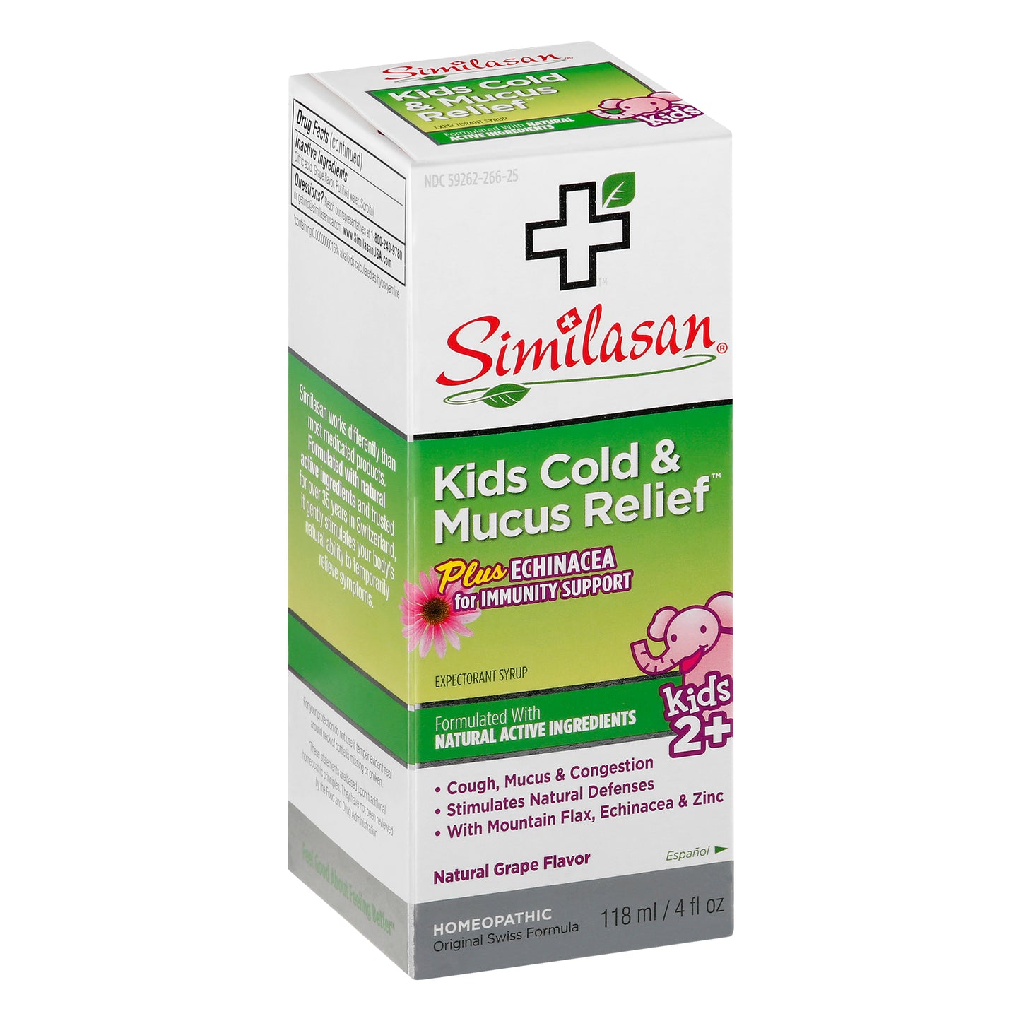 Similasan Kids Natural Grape Flavor Cold & Mucus Relief 118 ml