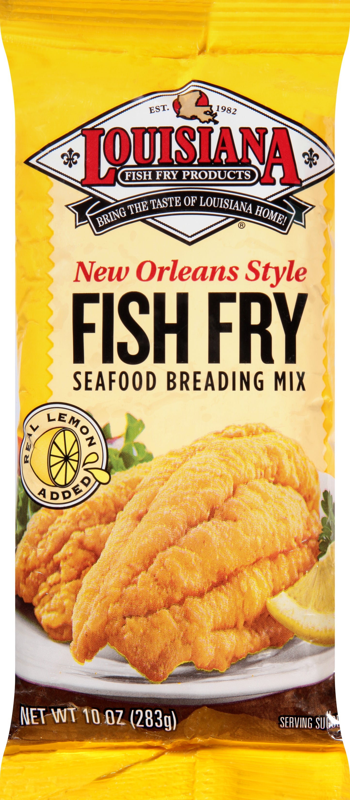 Louisiana Fish Fry Products New Orleans Style Fish Fry Seafood Breading Mix 10 oz
