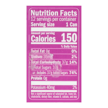Shasta Caffeine Free Grape Soda 12 - 12 fl oz Cans