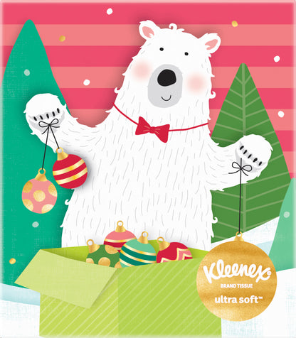 Kleenex Ultra Soft Polar Bear 3-Ply Tissues 55 ea