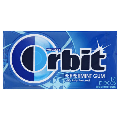 Orbit Sugarfree Peppermint Gum 14 ea
