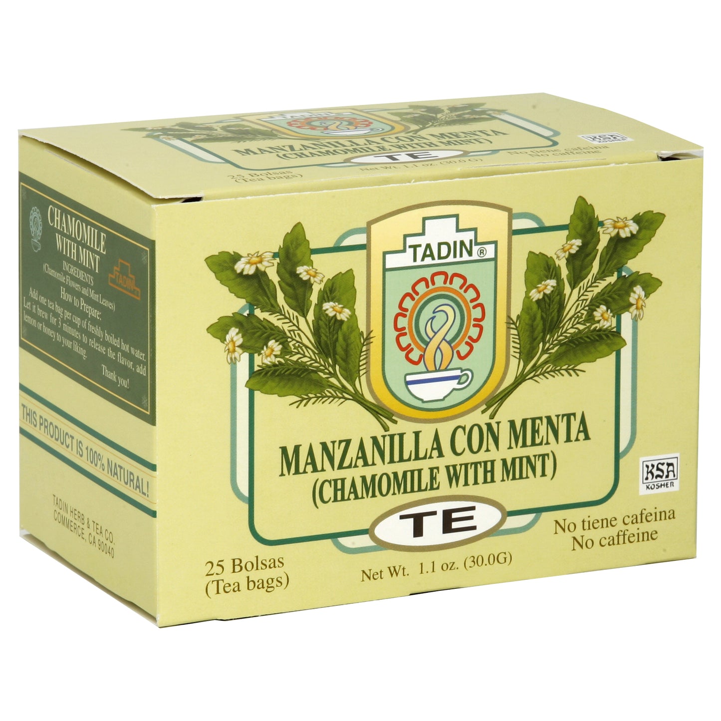 Tadin Herbal Tea 25 ea