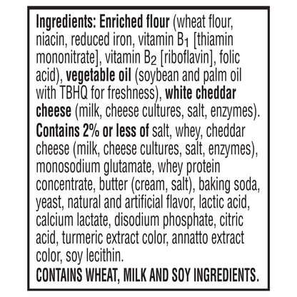 Cheez-It White Cheddar Baked Snack Crackers 7 oz