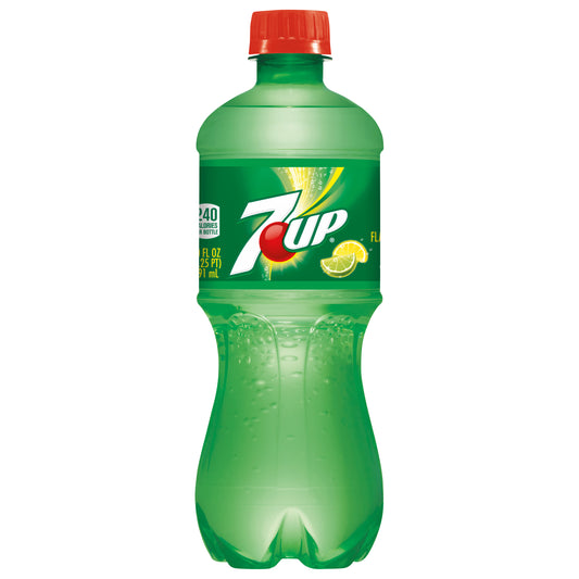 7-Up Lemon Lime Flavored Soda 20 fl oz Bottle