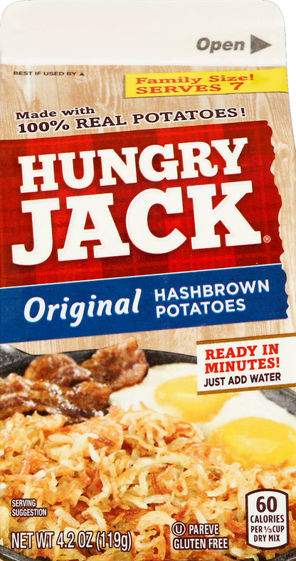 Hungry Jack Hashbrown Potatoes 4.2 oz