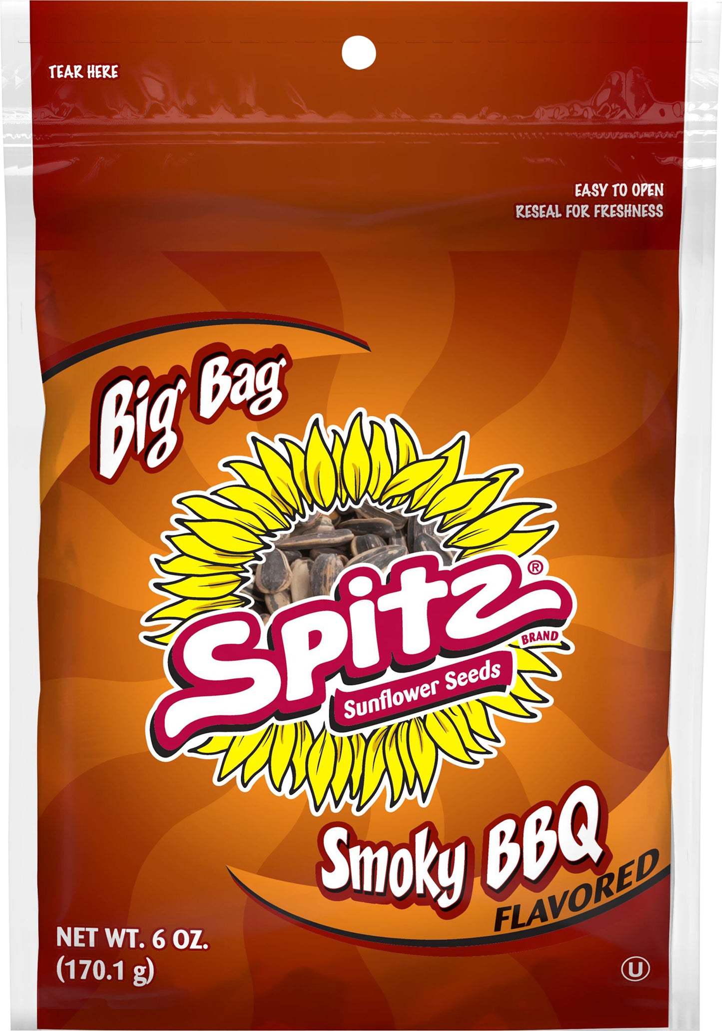 Spitz  Sunflower Seeds Smoky BBQ Flavored 6 Oz