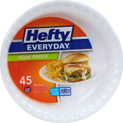 Hefty Plates 45 ea