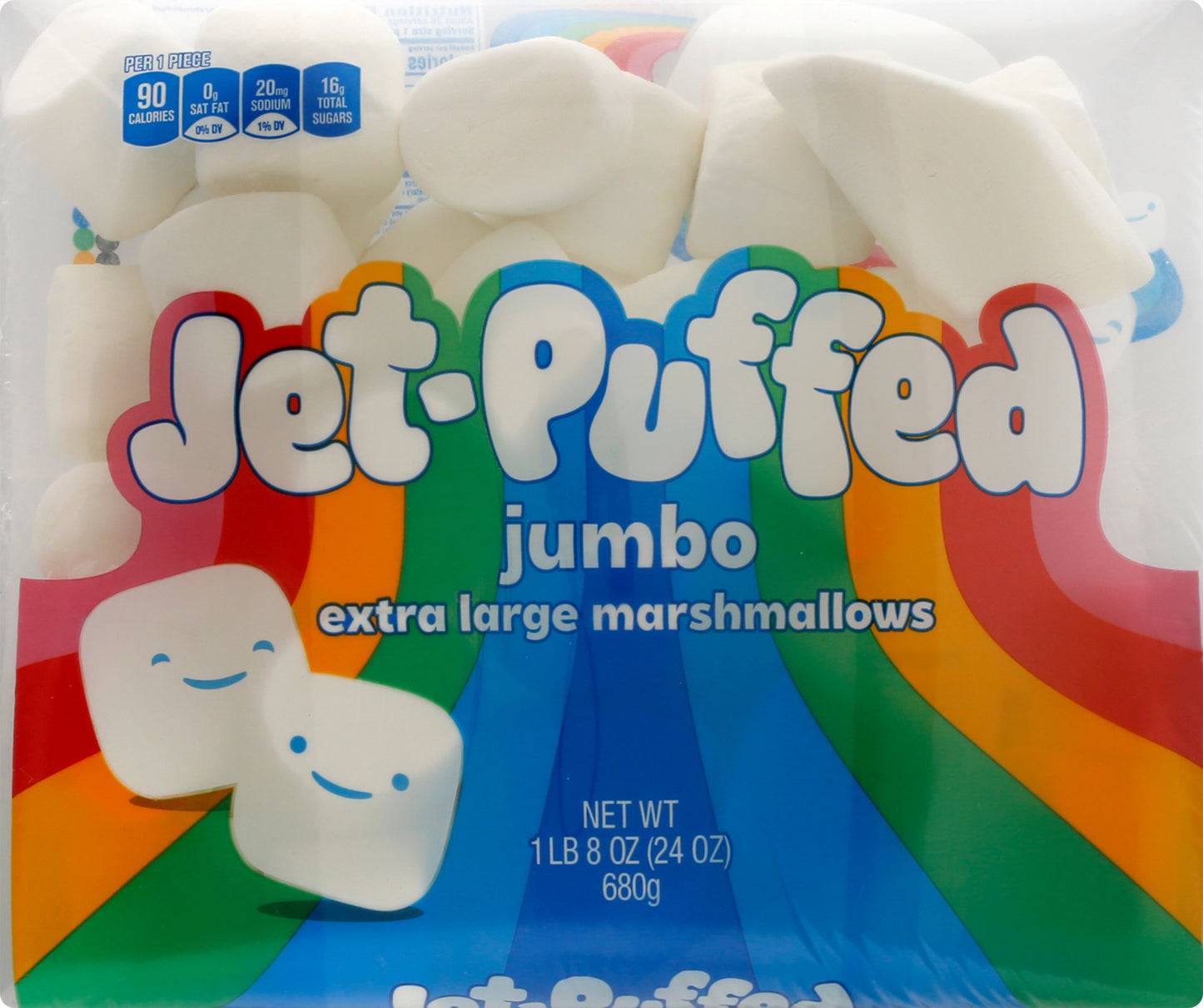 Jet Puffed Jumbo Extra Large Marshmallows 24 oz