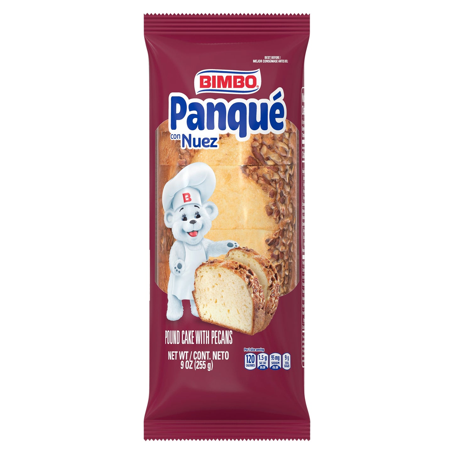 Bimbo Panque Con Nuez Sliced 9 Oz