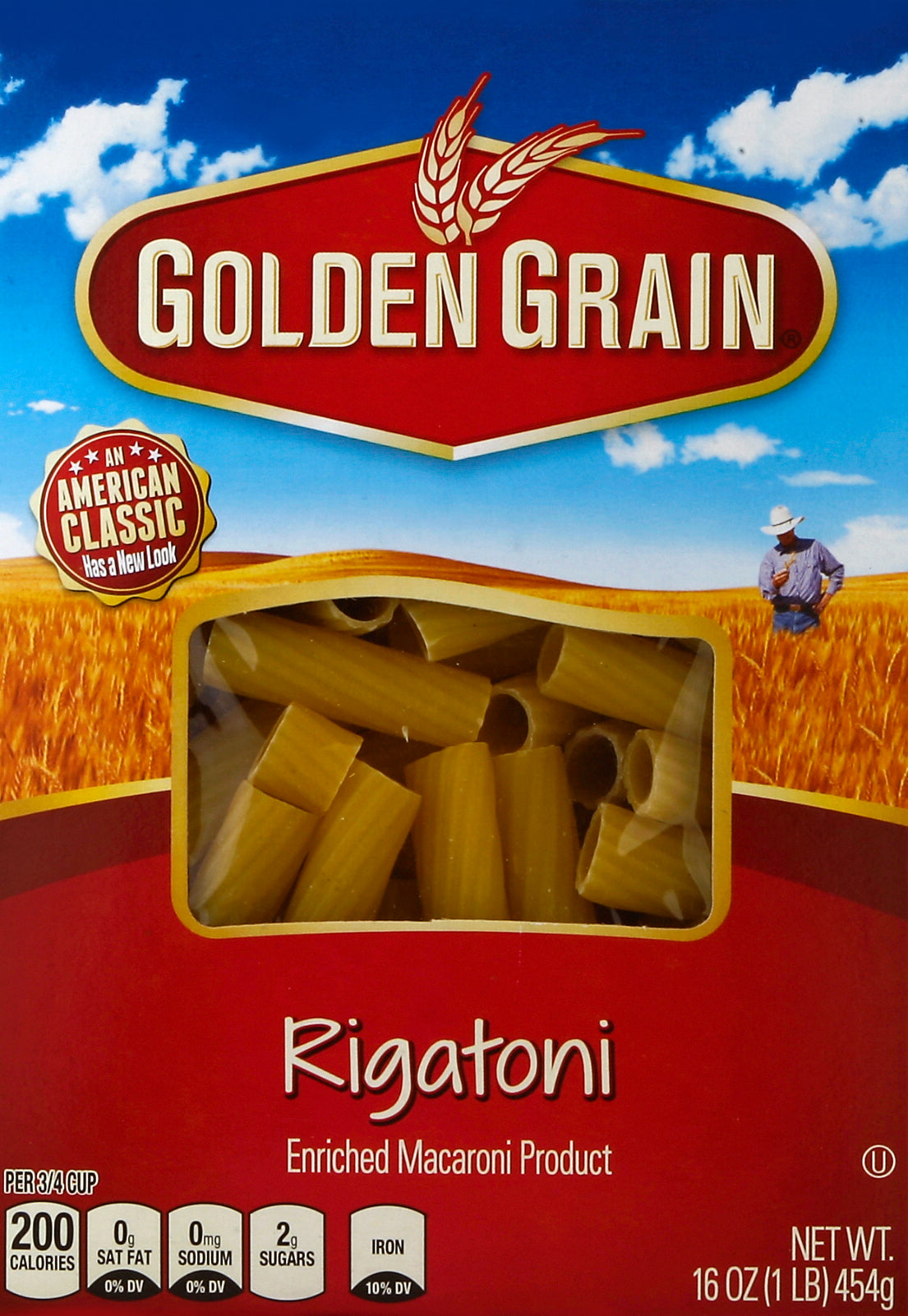 Golden Grain Rigatoni 16 oz