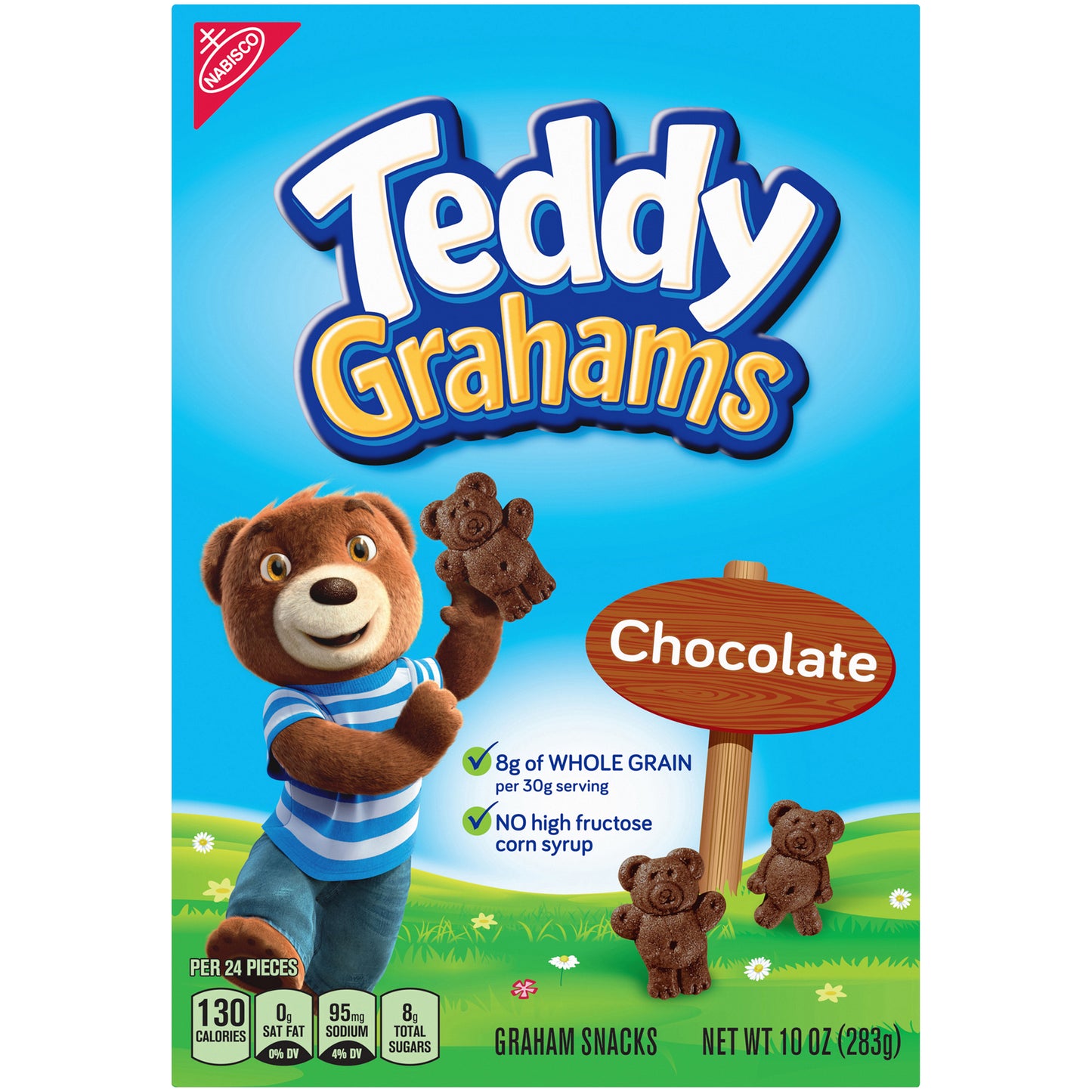 Nabisco Teddy Grahams Chocolate Graham Snacks 10 oz. Box