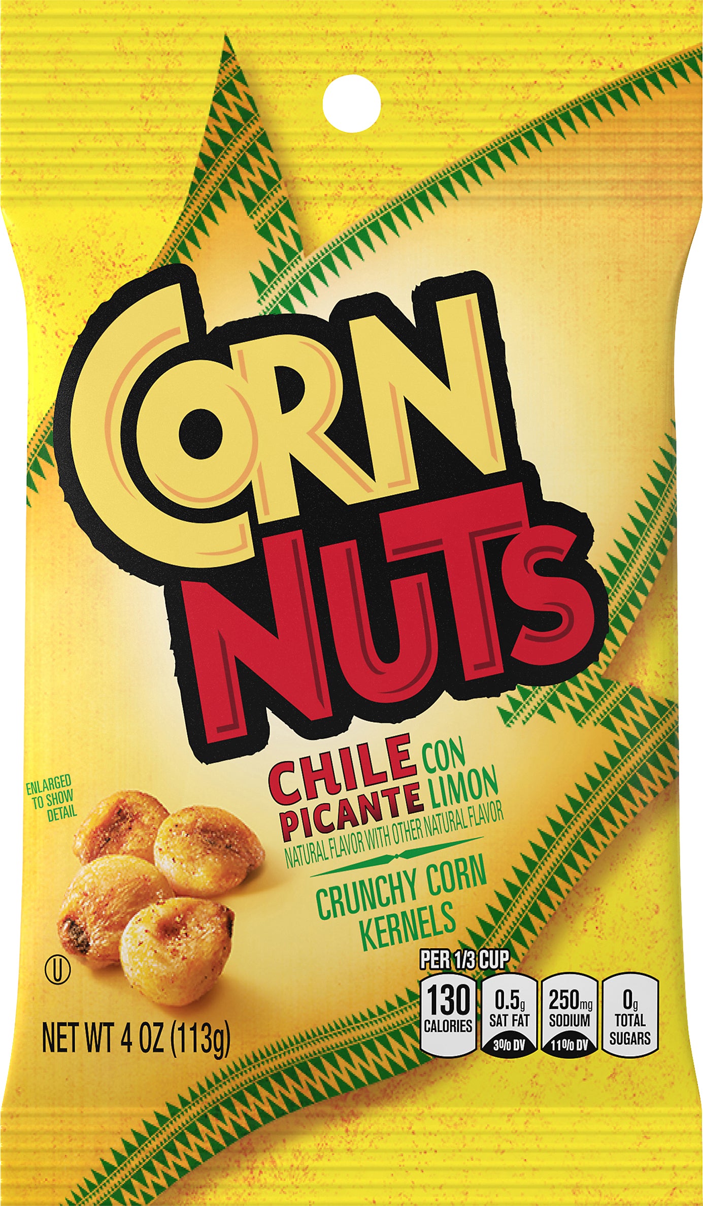Corn Nuts Chile Picante Con Limon Crunchy Corn Kernels, 4 oz Bag