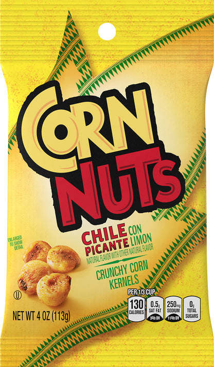 Corn Nuts Chile Picante Con Limon Crunchy Corn Kernels, 4 oz Bag