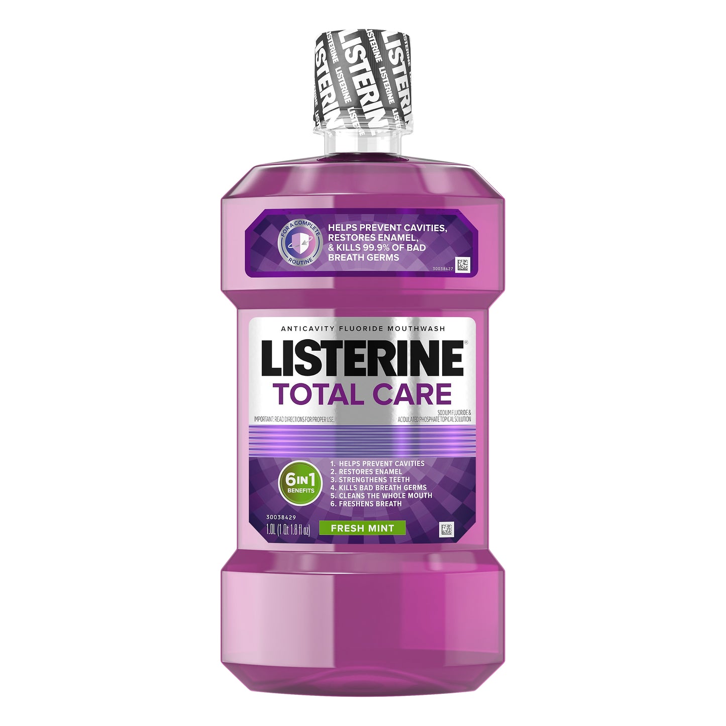 Listerine Total Care Fresh Mint Mouthwash 1 lt
