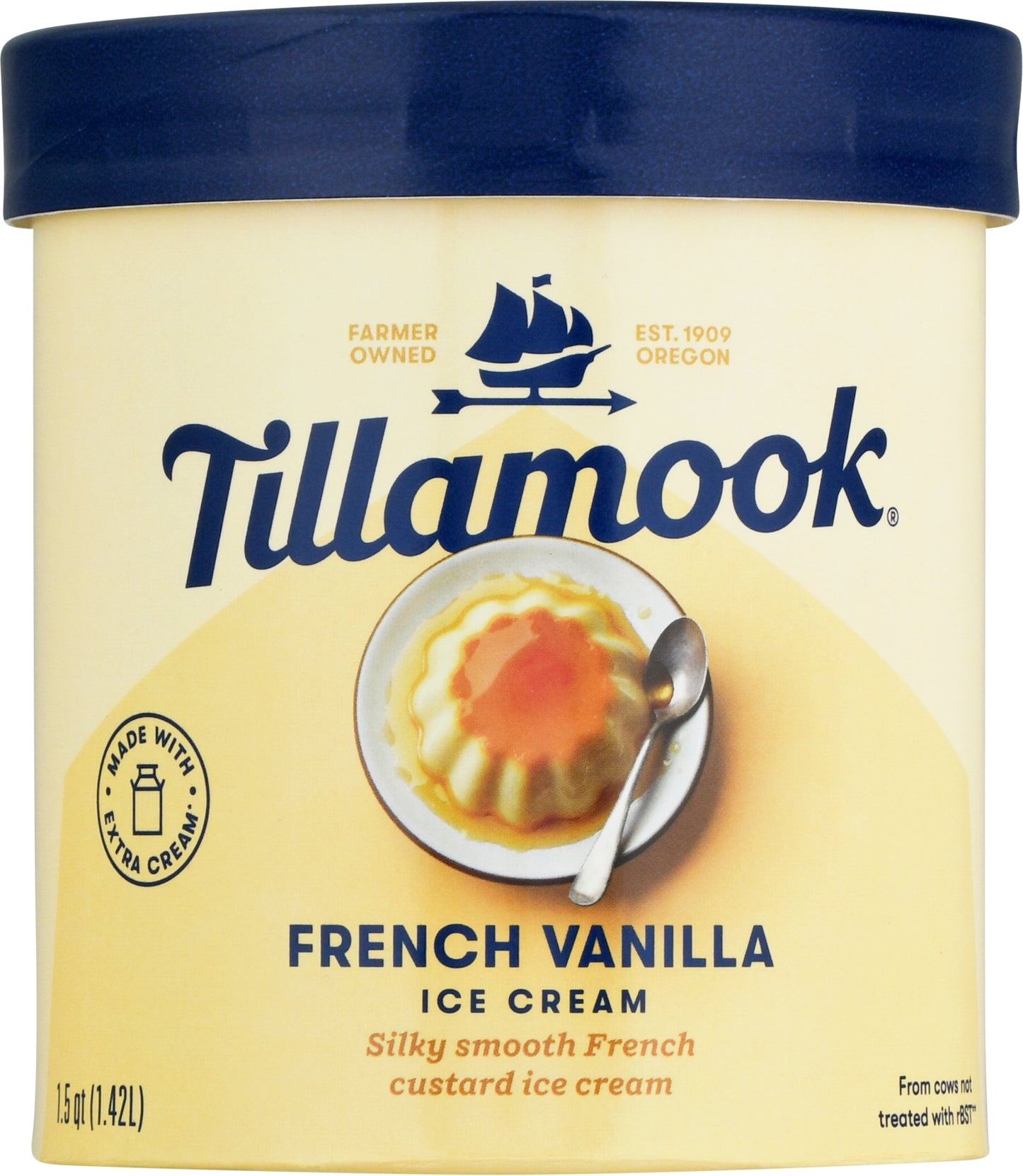 Tillamook French Vanilla Ice Cream 1.5 qt
