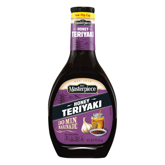 KC Masterpiece Honey Teriyaki Marinade 16 oz
