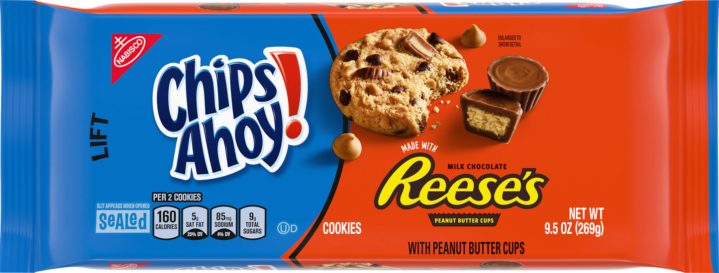 Chips Ahoy! Reese Peanut Butter Cups 9.5 Oz