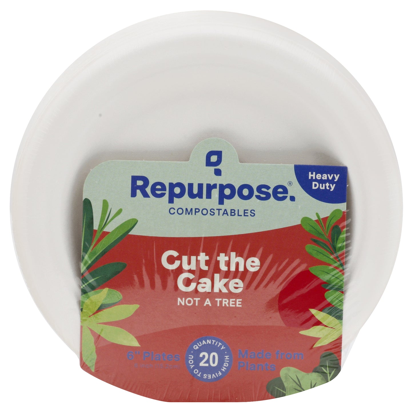 Repurpose Heavy Duty 6 Inch Dessert Plates 20 ea