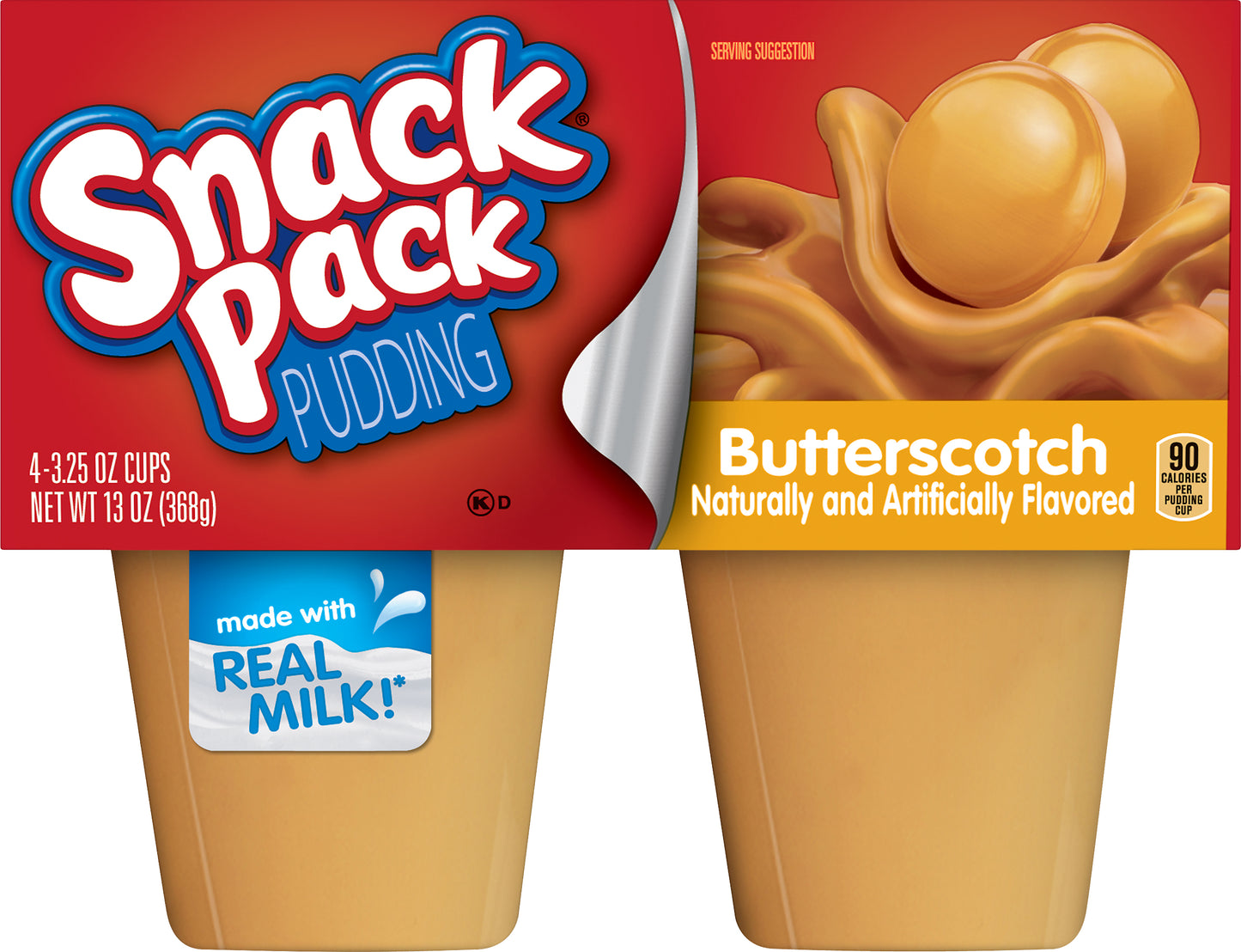 Snack Pack Butterscotch Pudding 4 ea