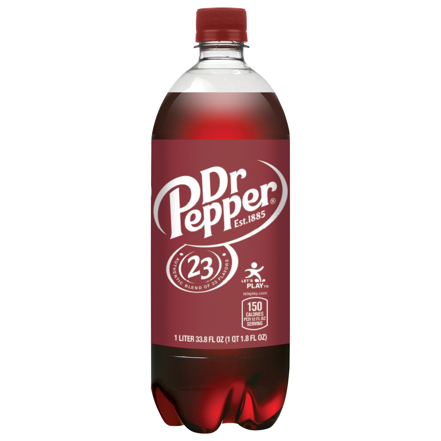 Dr Pepper Soda 1 lt Bottle