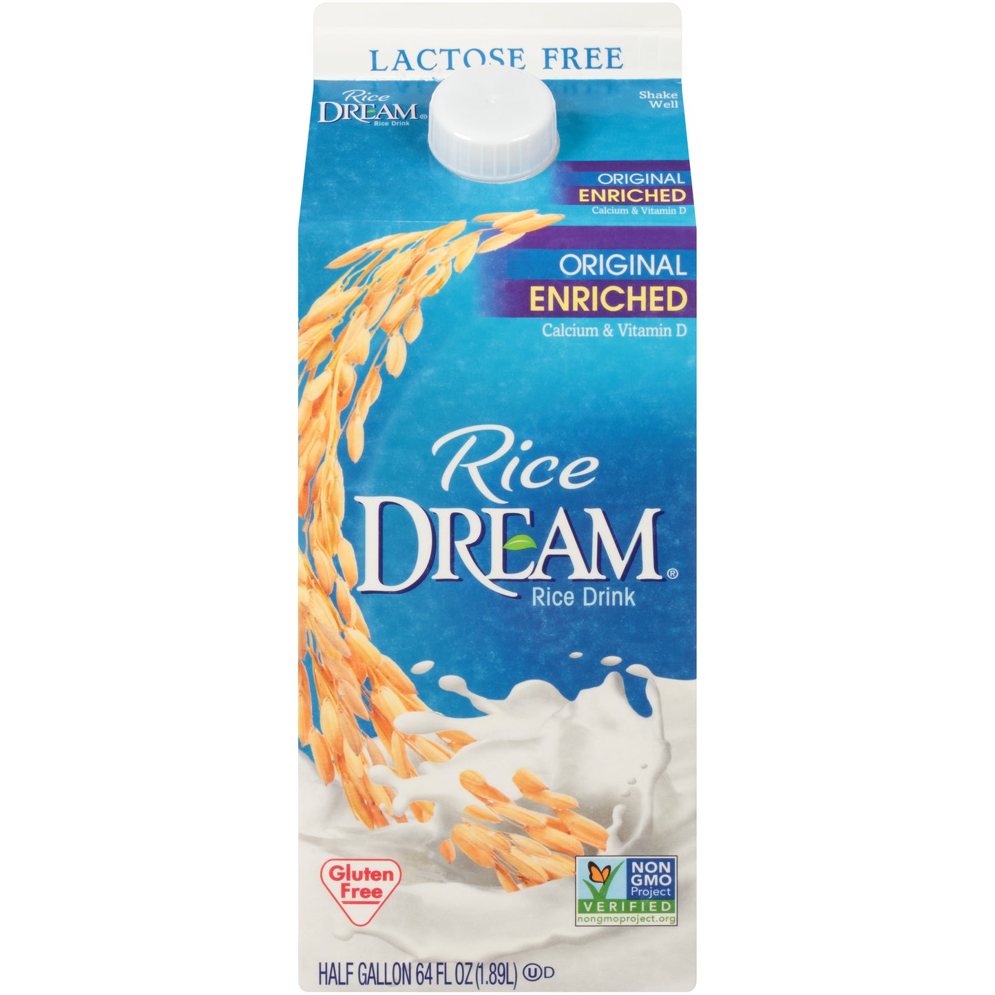 Rice Dream® Original Lactose Free Enriched Rice Drink 64 fl. oz. Carton