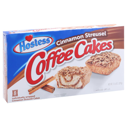 Hostess Coffee Cakes 8 Pack Cinnamon Streusel Cakes 8 ea