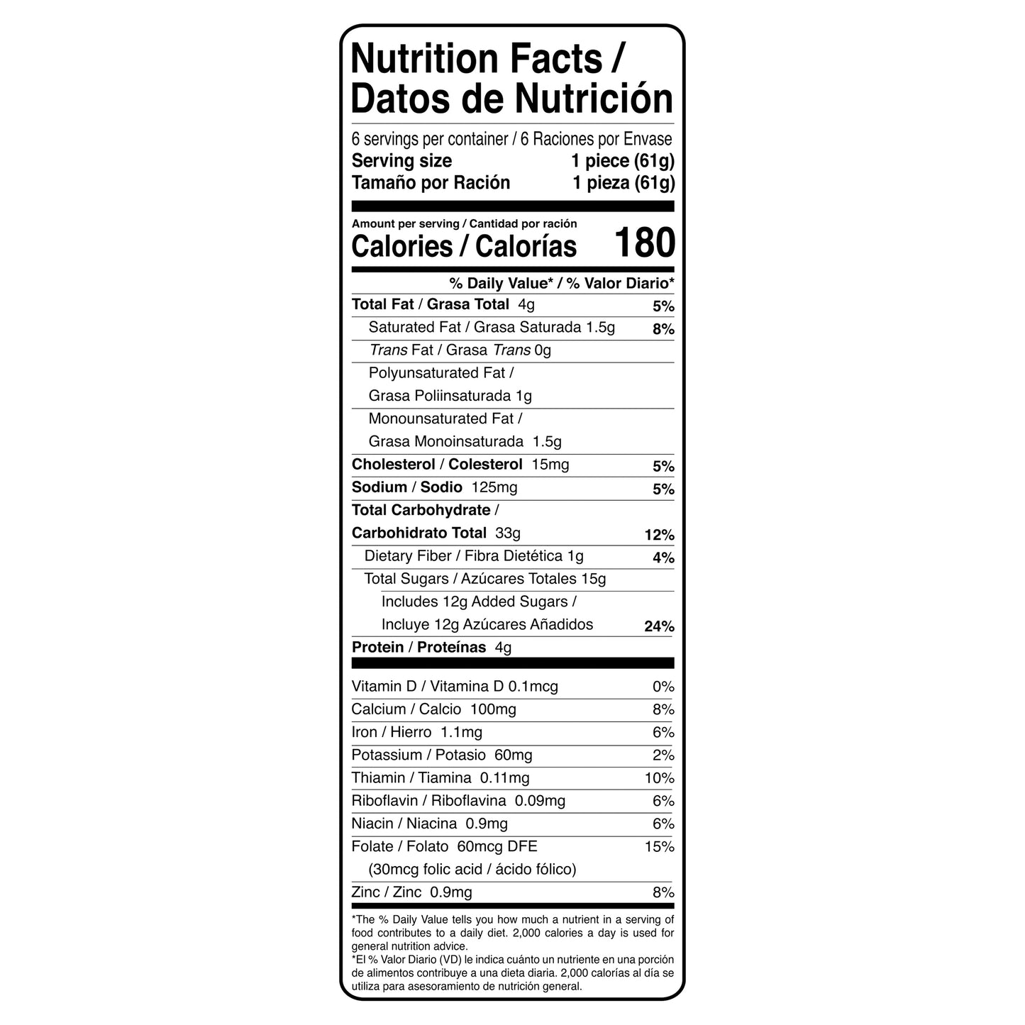 Bimbo Roles De Canela (Cinnaomon Rolls) 6 Ct 12.88 Oz-