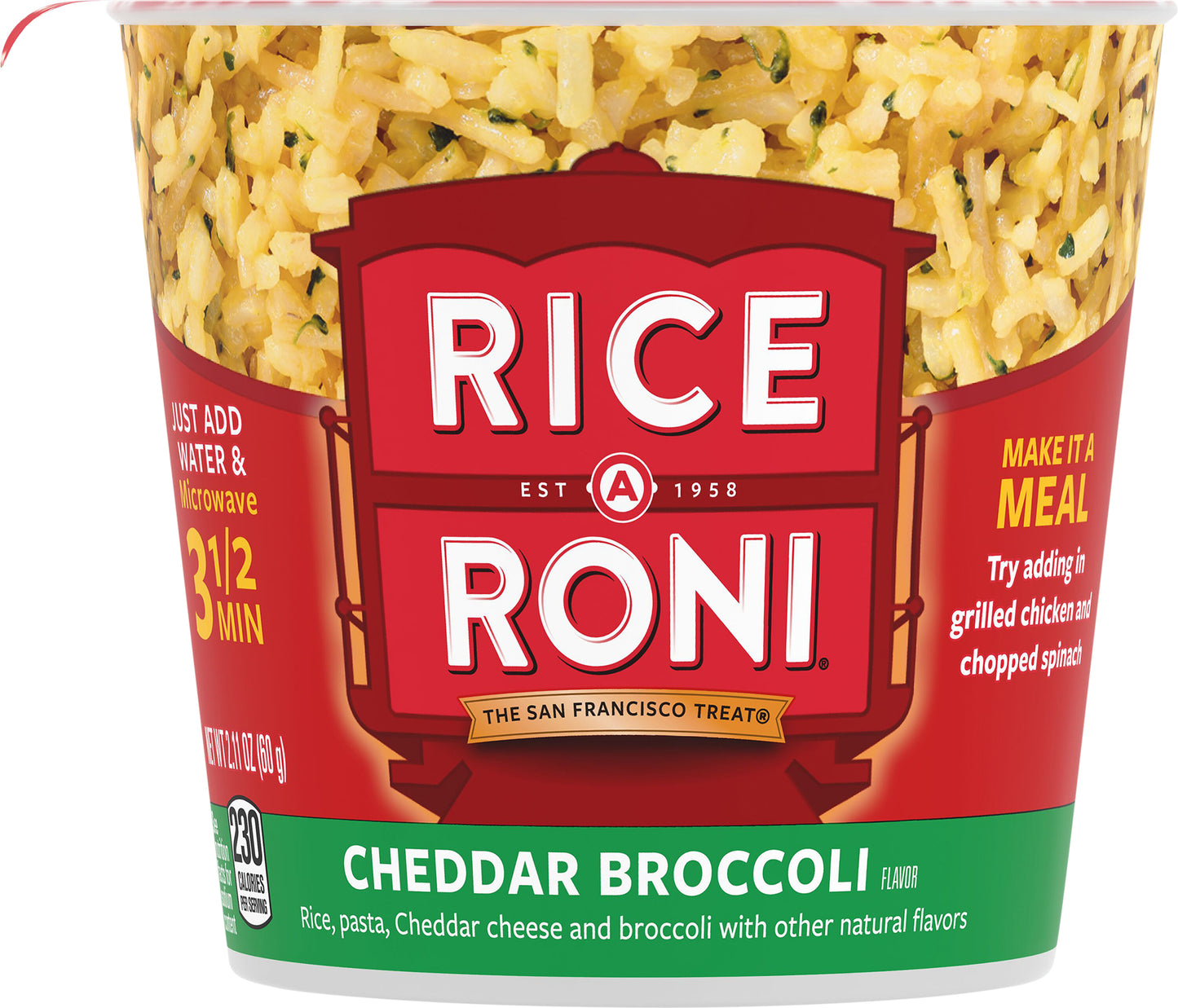 Rice A Roni Rice Pasta Cheddar Broccoli Flavor 2.11 Oz
