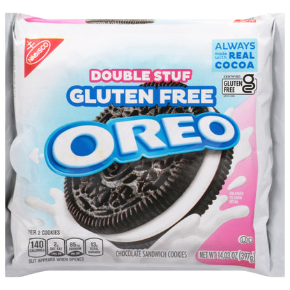 Oreo Gluten Free Double Stuf Chocolate Sandwich Cookies 14.03 oz