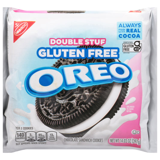Oreo Gluten Free Double Stuf Chocolate Sandwich Cookies 14.03 oz
