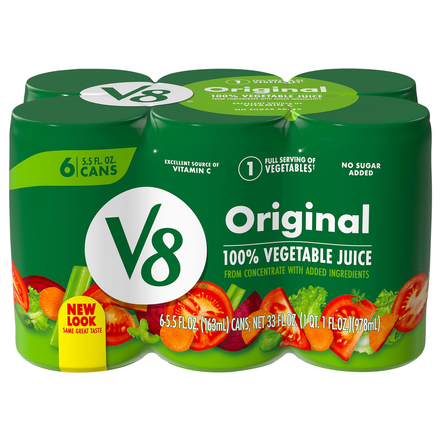 V8 Original 100% Vegetable Juice 6 - 5.5 fl oz Cans