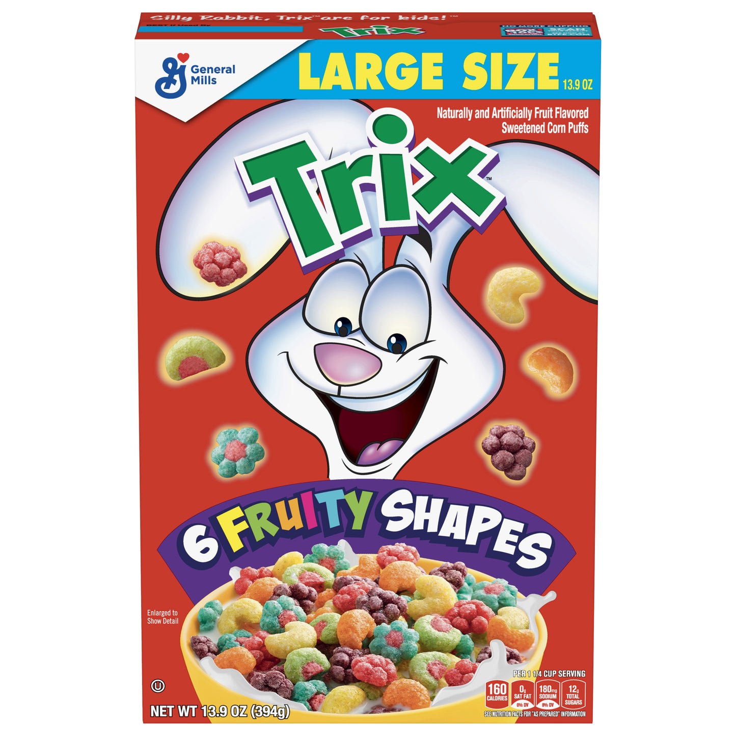 Trix Large Size Corn Puffs Large Size 13.9 oz