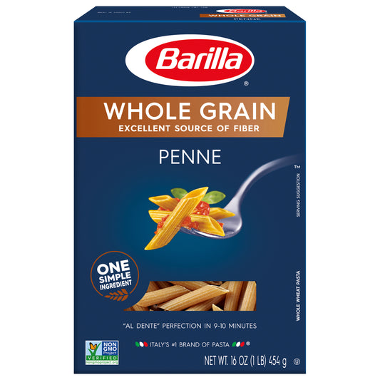 Barilla® Whole Grain Penne Pasta 16 oz. Box