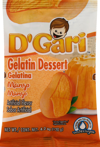 D'Gari Gelatin Dessert 4.2 oz