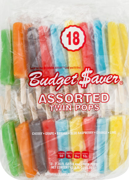 Budget Saver Twin Pops 18 ea