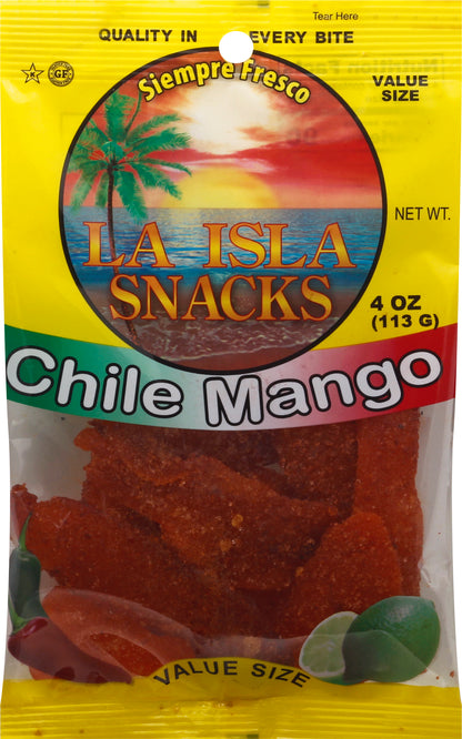 La Isla Snacks Value Size Chile Mango 4 oz