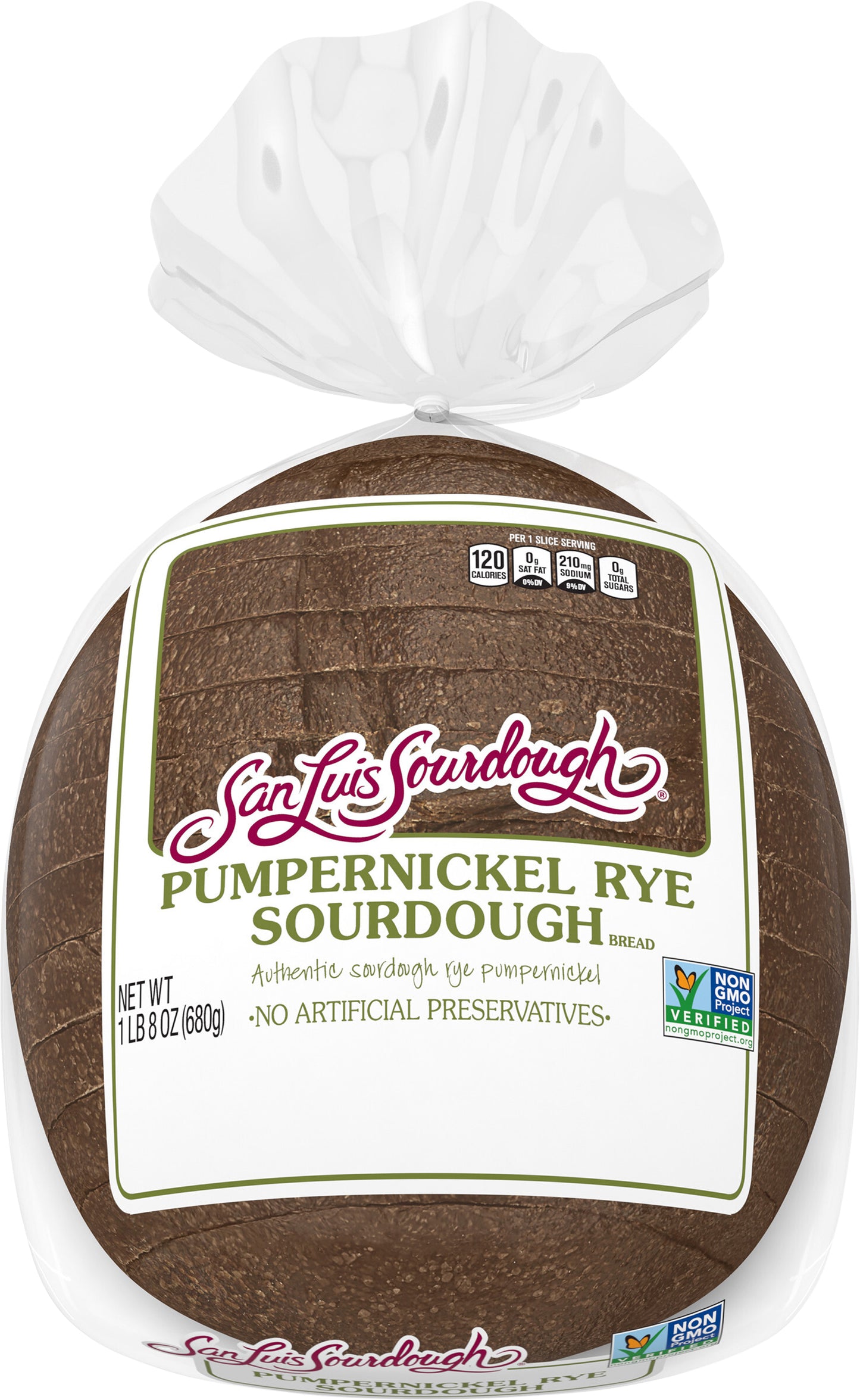 San Luis Sourdough Pumpernickel Rye 24 Oz