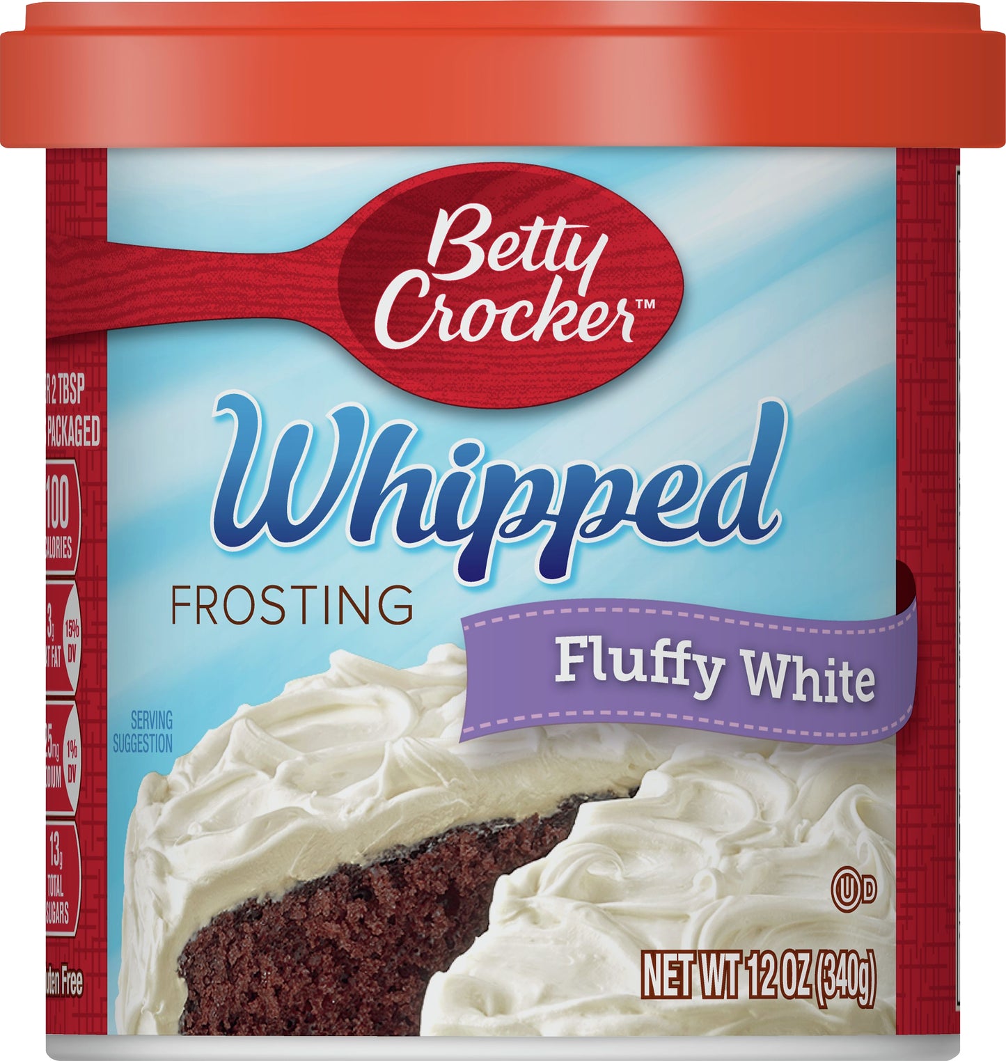 Betty Crocker Whipped Fluffy White Frosting 12 oz