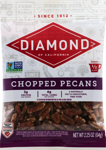 Diamond Chopped Pecans 2.25 oz