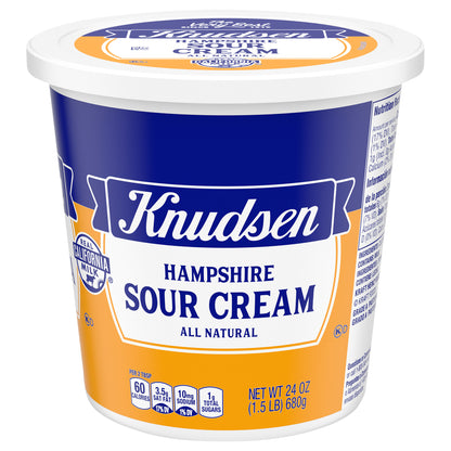 Knudsen Hampshire Sour Cream 24 oz. Tub