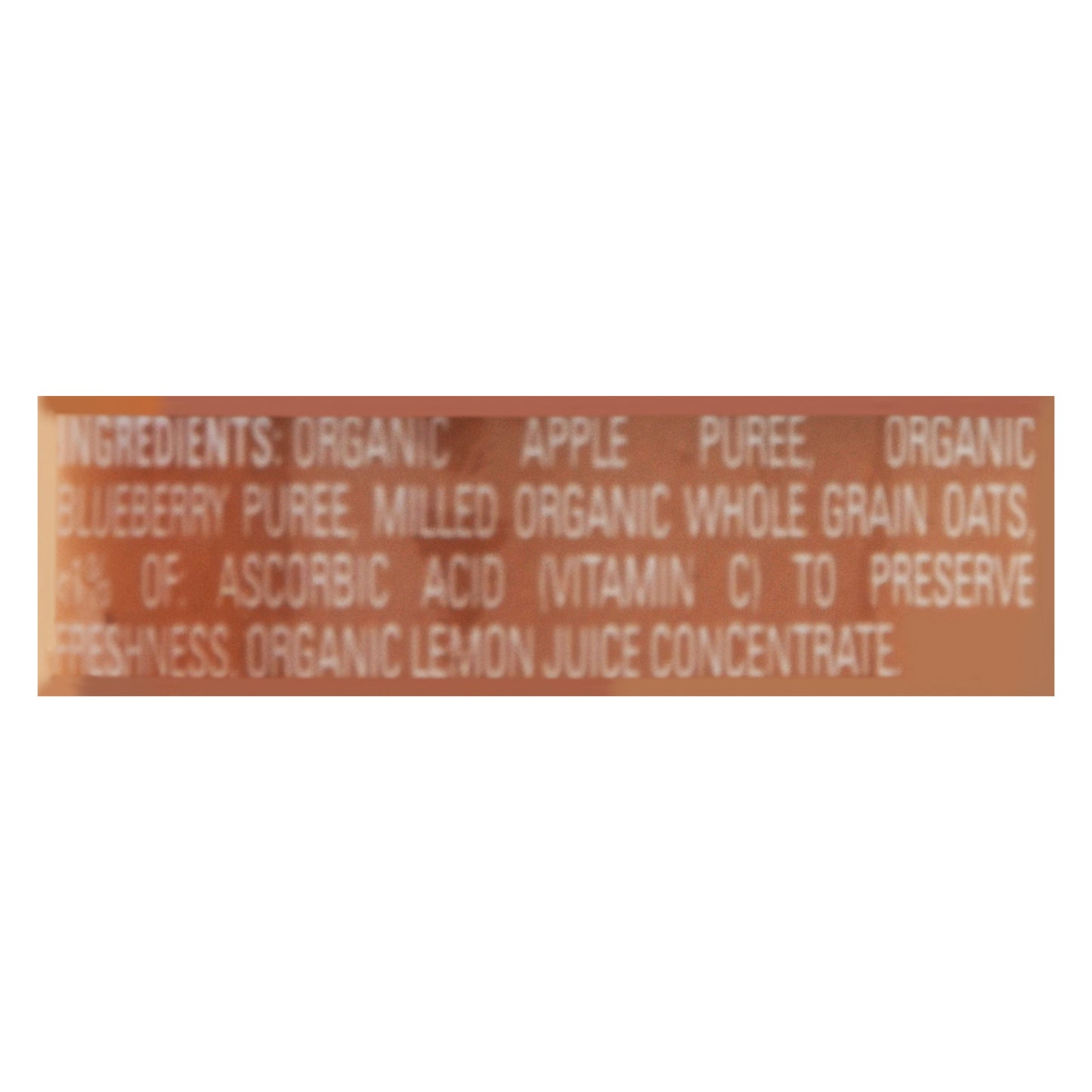 HappyBaby Organics 2 (6+ Months) Apples, Blueberries & Oats 4 oz