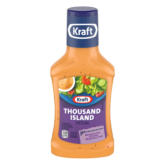 Kraft Thousand Island Dressing, 8 fl oz Bottle