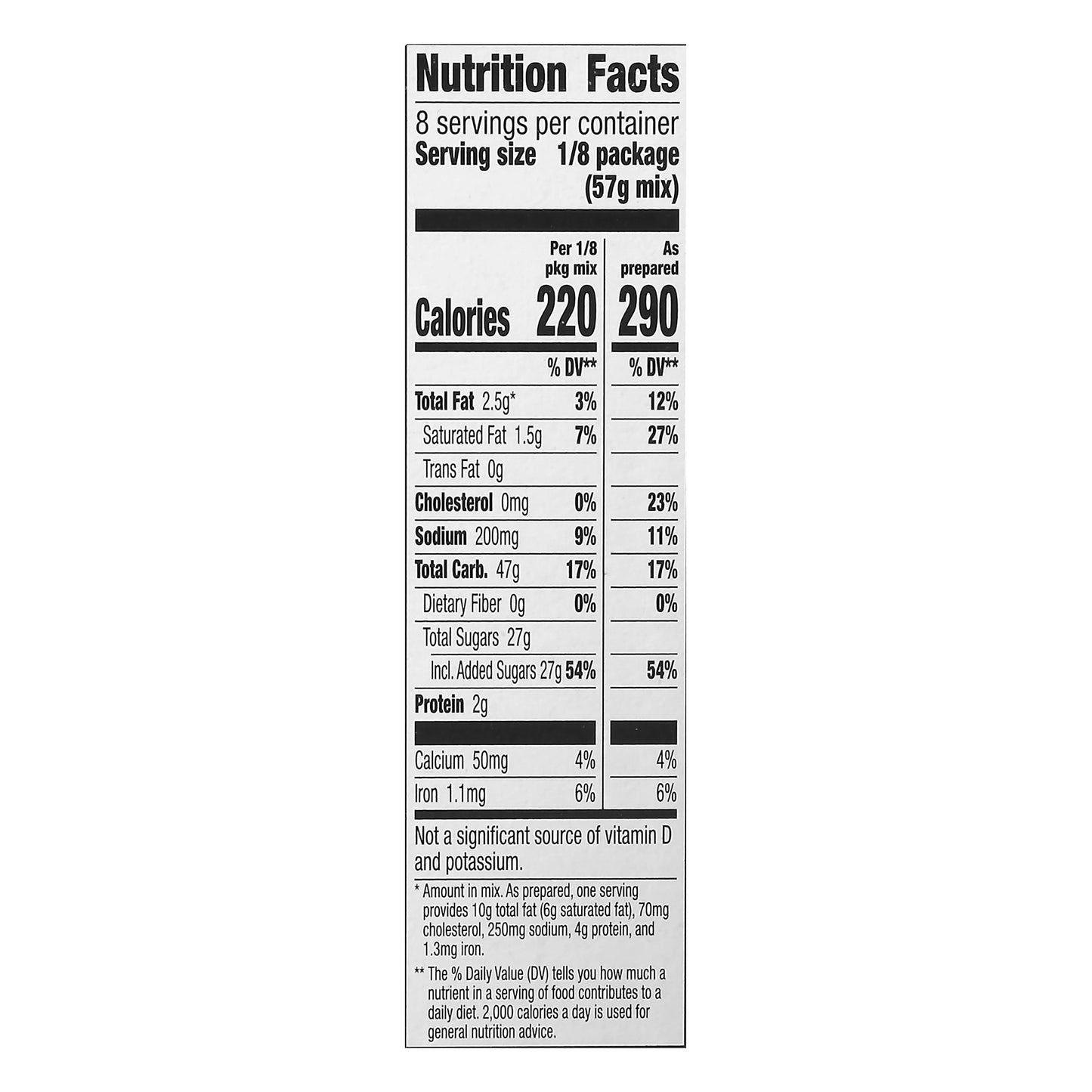 Betty Crocker Pound Cake Mix 16 oz