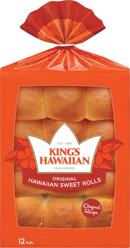 King's Hawaiian Original Hawaiian Sweet Rolls 12 ea