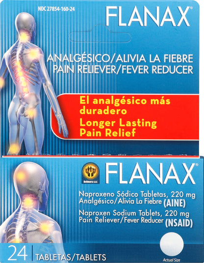 Flanax Pain Reliever/ Fever Reducer 24 ea