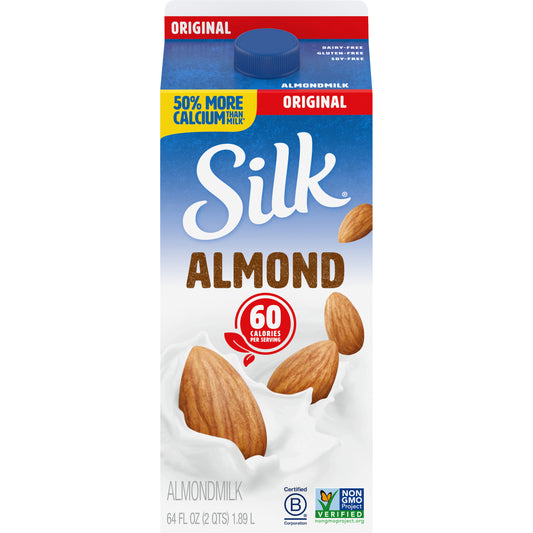 Silk Original Almondmilk, Half Gallon