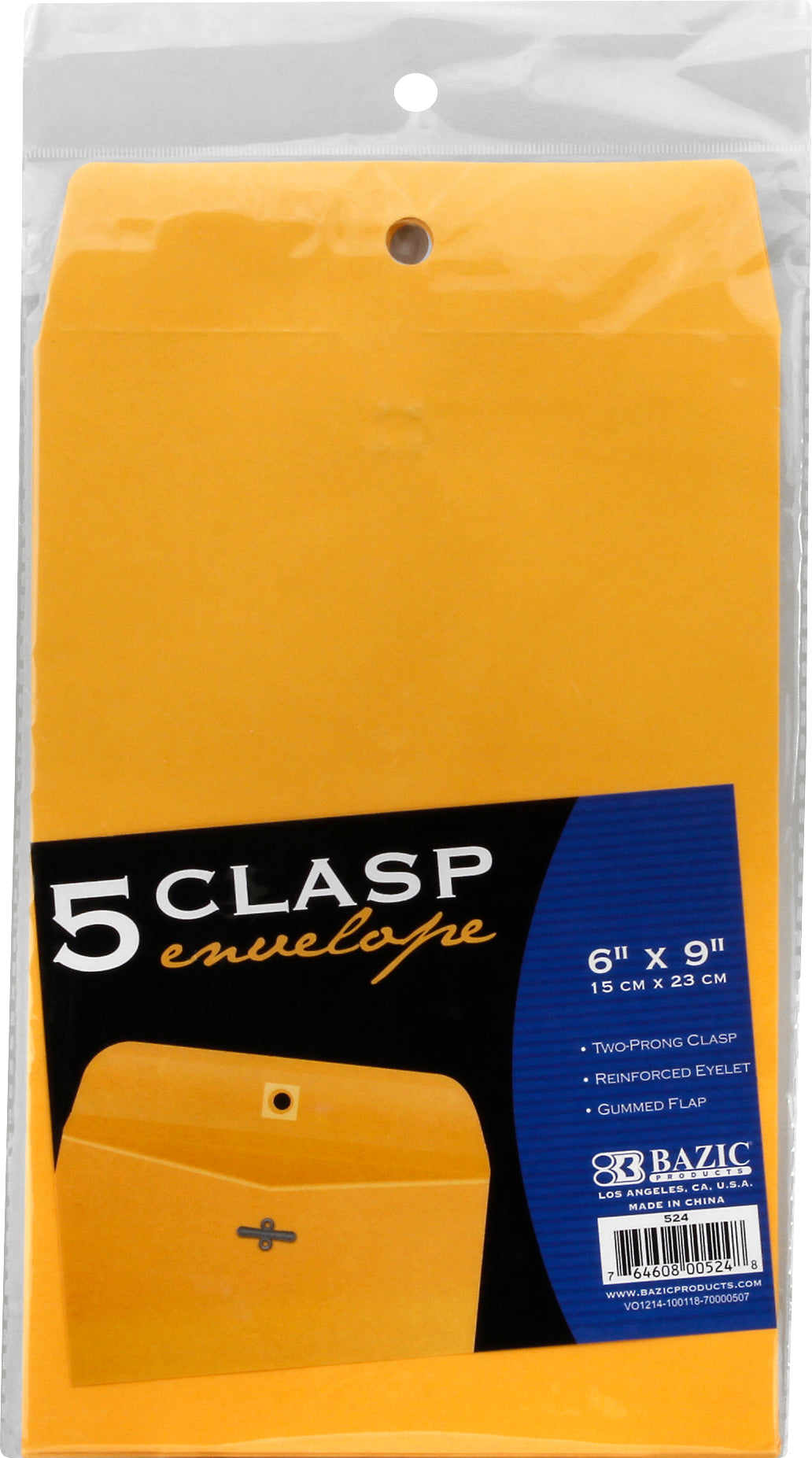 Bazic Envelopes 5 ea