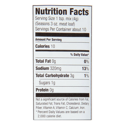 McCormick Meat Loaf Seasoning Mix 1.5 oz