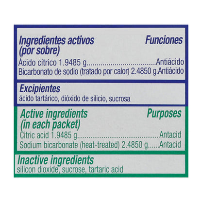 Picot Citric Acid Antacid Effervescent Powder 12 packets Box